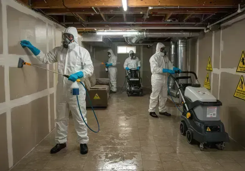 Basement Moisture Removal and Structural Drying process in Doniphan County, KS